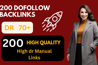 do high quality dofollow SEO backlinks dr 70 link building for google ranking