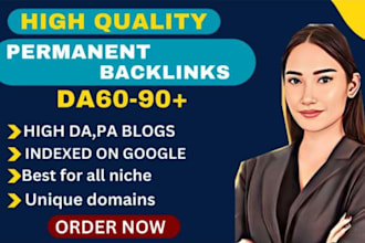 provide high quality da 80 permanent SEO dofollow backlinks
