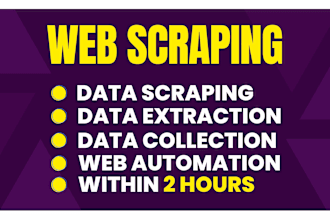build custom web scrapers for ecommerce products and google maps data extraction