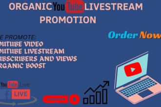 do youtube live stream promotion live streaming channel promotion