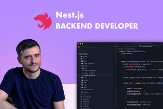 do nest js backend restapi graphql or mongodb developer with typescript server