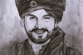 draw professional pencil sketch