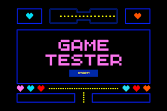 test and review your video game