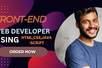create  websites in HTML, CSS and java script
