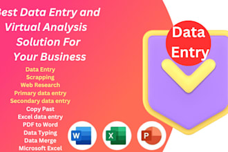 do fastest data entry, copy paste and web research job