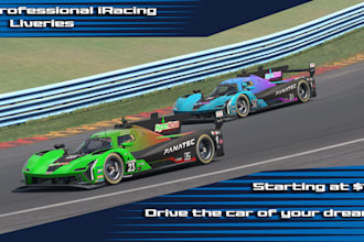 create a professional iracing livery for you