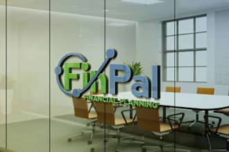 design financial accounting consulting business logo