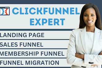 design clickfunnel landing page sales funnel lead generation membership funnel