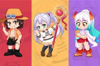 draw chibi art of your character