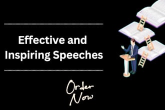 write you the perfect speech for any occasion