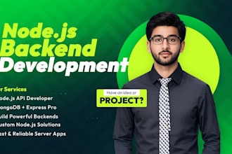 develop and resolve backend solutions with node and mongodb