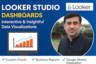 design interactive dashboard reports using google looker studio
