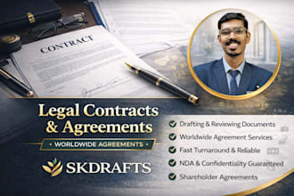 draft business and commercial contracts and agreements