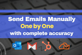manually send emails one by one