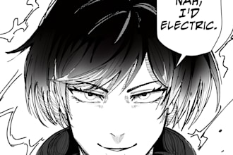draw the iconic jjk gojo panel with your character