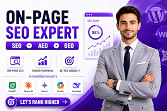 optimize on page SEO GEO aeo for wordpress website