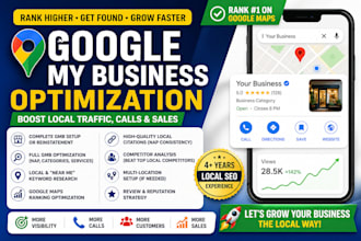 setup google my business profile and optimize gmb local seo