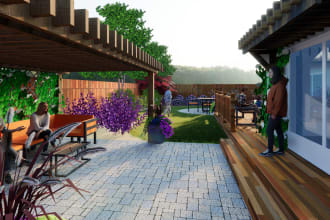 do backyard design, garden as landscape architect
