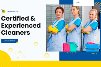 create cleaning service,plumber, handyman, and electrician website