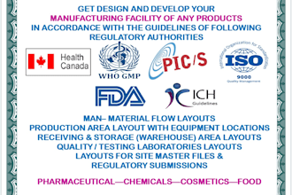 design your manufacturing facility in cad as per gmp standards