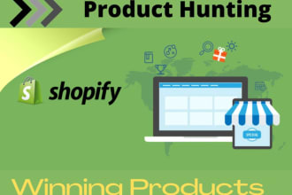 hunt trendy, profitable and winning products for shopify store