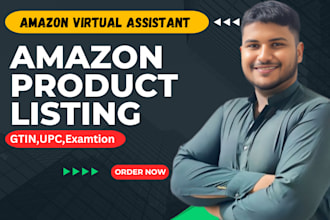 set up amazon seller central and professionaly product listing