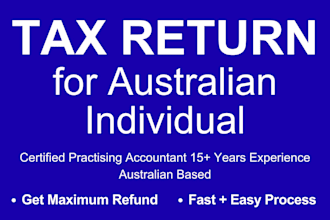 prepare tax return for australian individual