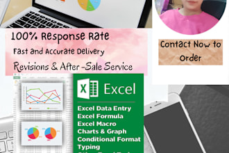 solve your excel sheet and excel formulas problem in 2 days