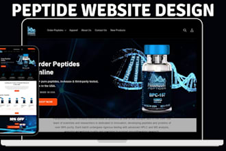 build peptide website nutraceutical supplement store peptide store sarms website