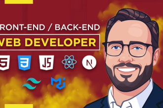develop full stack web app react js next js mern stack developer
