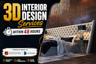 help create stunning 3d interior design visuals with corona renderer
