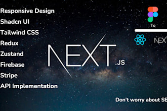create website using react js, next js
