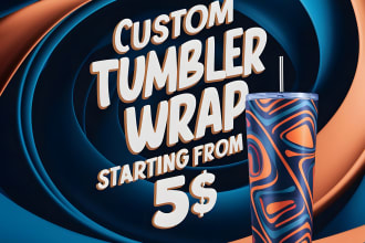 create skinny tumbler wrap