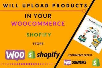 be product upload expert in your shopify woocommerce store