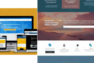 create a landing page for you