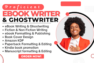 write self help ebook non fiction ebook ghostwriter amazon kindle ebook writer