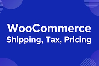 set up dynamic woocommerce shipping, tax, and pricing rules