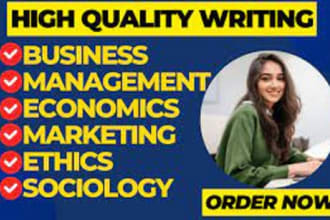 do essay writing, business, economics, management, marketing, ethics