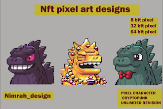 create pixel art of your choice