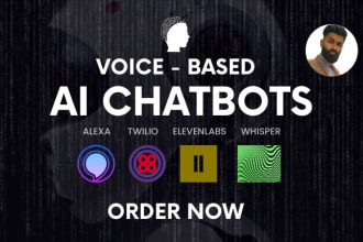 create voice based ai chatbot, twilio, alexa, and more