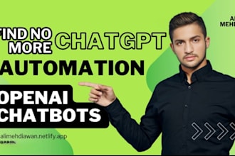 do custom ai chatbot development using openai gpt4 for business automation