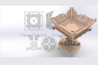 prepare drawing with dxf files for laser cutting
