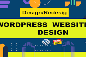create a wordpress website design, a laravel website design