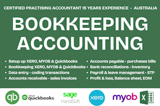 do bookkeeping and accounting on myob