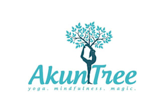 do a modern yoga logo and graphic design specialist