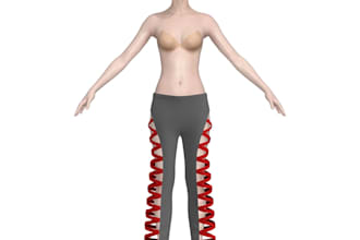 make ladies pattern  and clo 3d dummy fetting