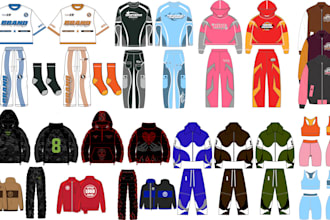 do apparel mock ups for you