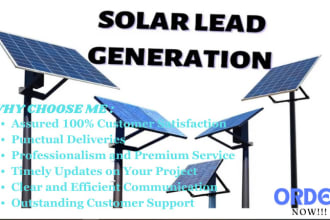provide solar leads, roofing leads, life insurance leads, home owner leads