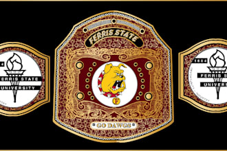 design a championship and sport belt design