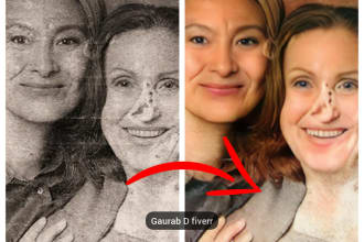 enhance,restore,retouch, colorize,repair,upscale low images